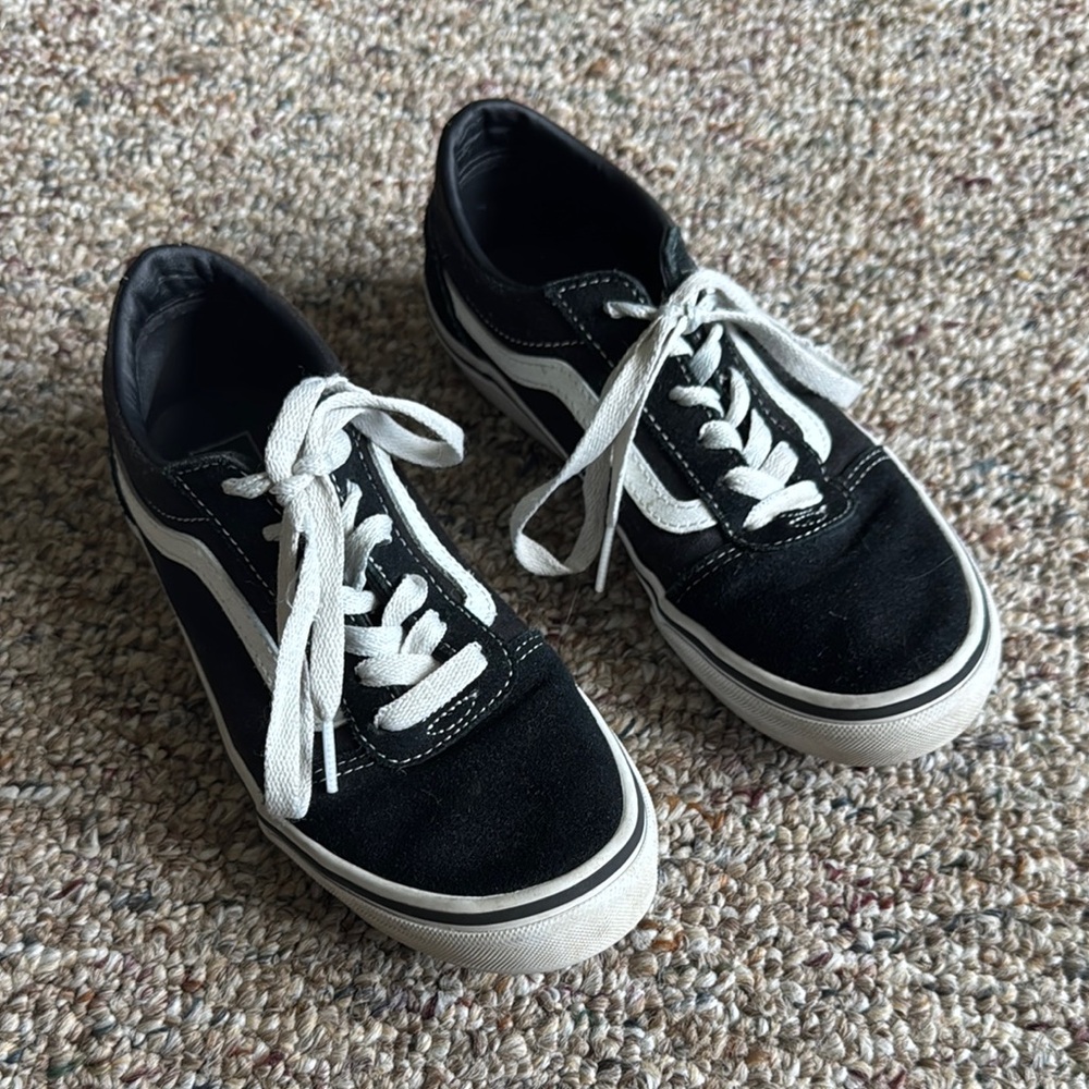 Vans Kids Sneakers Black and White